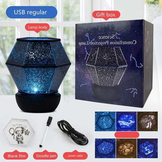 Proyector de Cielo Estrellado Rotativo para Habitación Infantil - Luz Nocturna Romántica - Image 4
