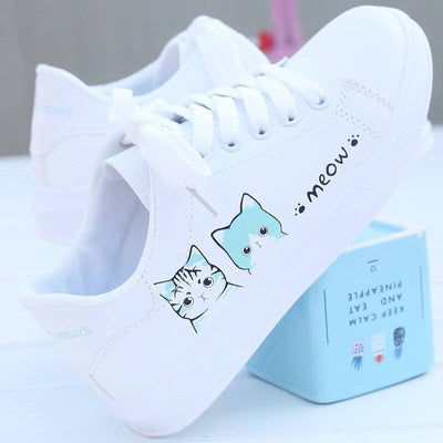 Zapatillas Blancas Transpirables para Estudiantes - Comodidad Todo el Día