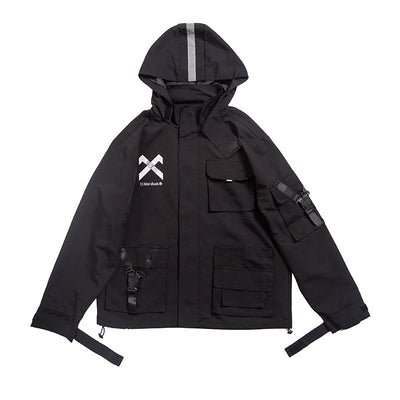 Chaqueta Reflectante Impermeable con Capucha para Otoño e Invierno - Image 11