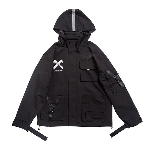 Chaqueta Reflectante Impermeable con Capucha para Otoño e Invierno - Image 11