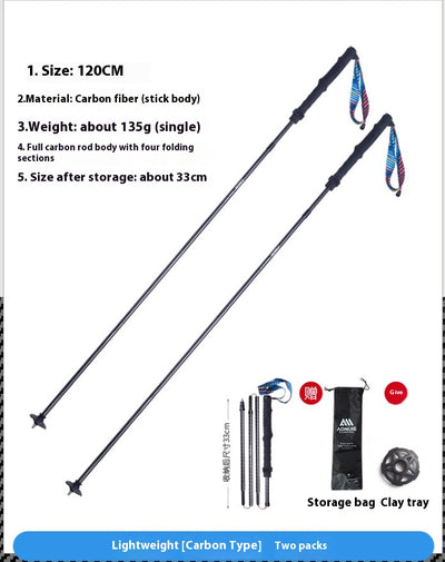 Bastón de Trekking Plegable en Fibra de Carbono - Image 15
