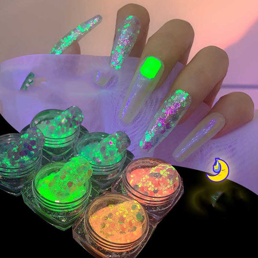 Set de Brillos Luminosos para Uñas - Sinfonia de Destellos