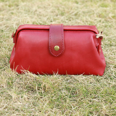 Bolso de Cuero Curtido al Vegetal Estilo Retro para Mujer - Image 7