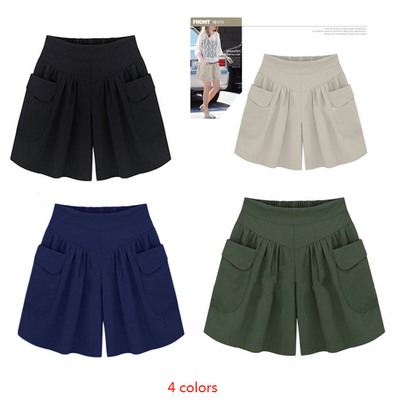 Shorts Holgados Talla Plus XL - Cintura Elástica Verano Casual - Image 9