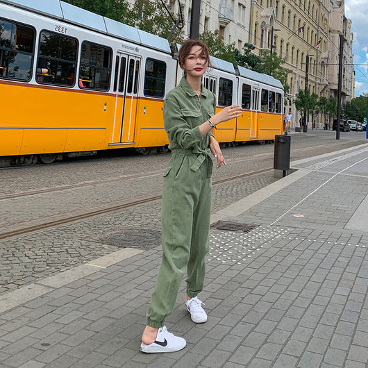 Jumpsuit Casual Ajustado a la Cintura - Estilo Moderno - Image 3