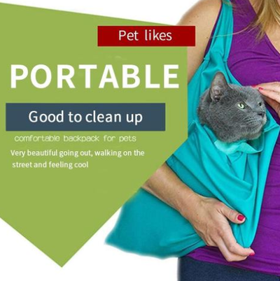Mochila Transportadora Respirable para Gatos y Perros Pequeños - Bolsa de Viaje