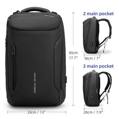 Mochila Antirrobo para Hombre con Carga USB y Compartimiento para Laptop - Image 17
