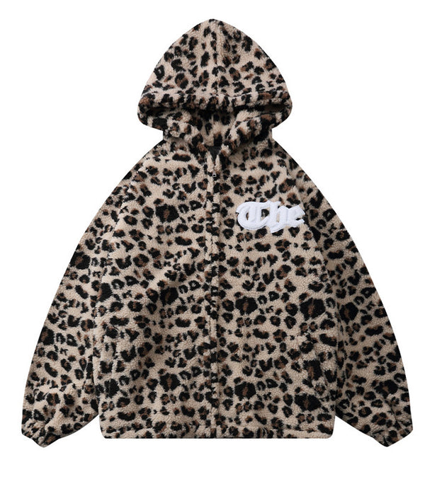 Abrigo de Algodón Estampado Leopardo Tide para Hombre - Image 14