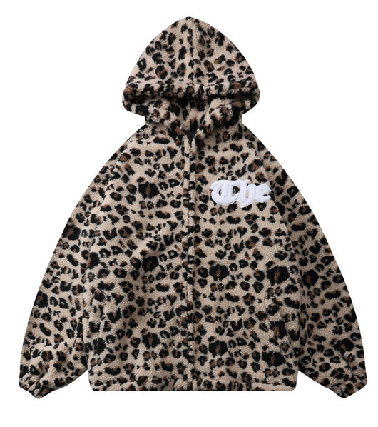 Abrigo de Algodón Estampado Leopardo Tide para Hombre - Image 14