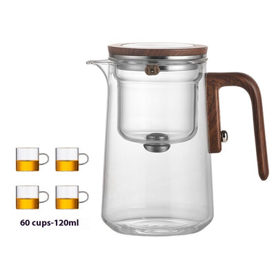 Tetera de Vidrio con Filtro Separador Resistente al Calor - Image 11