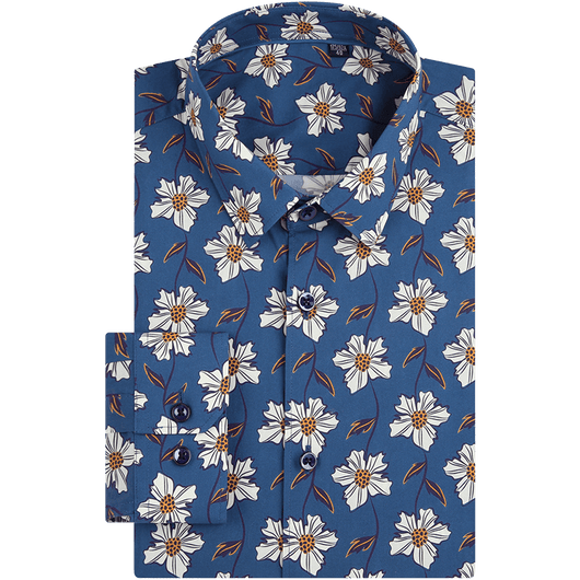 Camisa Estampada de Manga Larga para Hombre - Image 14