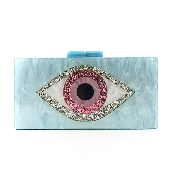 Bolso de Fiesta Acrílico con Diseño de Ojos - Image 13
