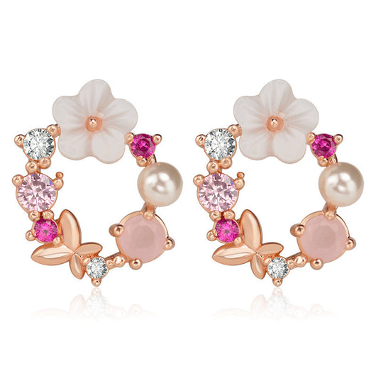 Aretes Florales Delicados para Mujer - Image 7