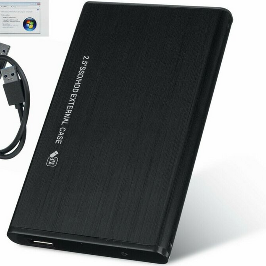 Gabinete Externo para Disco Duro SSD/HDD 2.5" SATA a USB 3.0