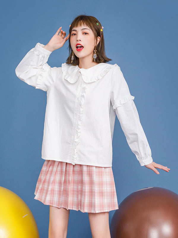 Blusa de Encaje Blanco para Niña - Diseño Elegante y Delicado - Image 11