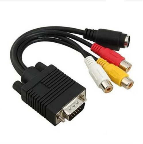 Cable Adaptador VGA a RCA y S-Video - Conectividad Universal - Image 2