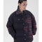 Chaqueta Suelta Gruesa con Estampado Digital de Retrato para Invierno