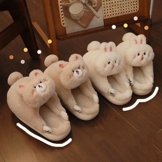 Pantuflas de Algodón para Mujer - Comodidad Invierno en Casa