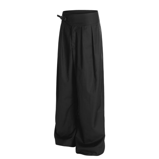 Pantalones Casuales Sofisticados Unisex Corte Relajado Estilo Retro Americano - Image 8