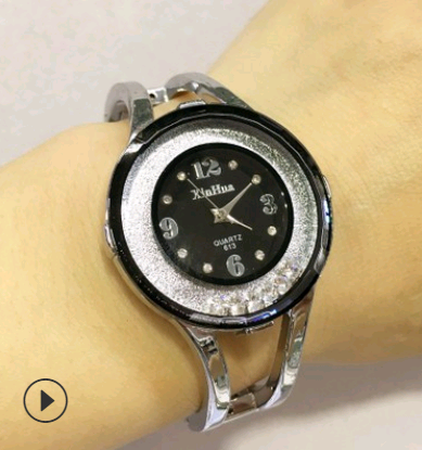 Reloj de Pulsera para Dama de Acero con Pedrería Móvil - Image 2