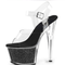 Tacones Altos para Pole Dance 17cm con Plataforma Impermeable - Sandalias de Lujo para Nightclub