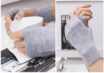 Guantes sin dedos de lana para estudiantes, escritura y oficina - Image 9