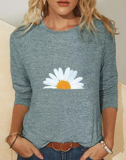 Blusa Suelta Cuello Redondo Casual - Image 6