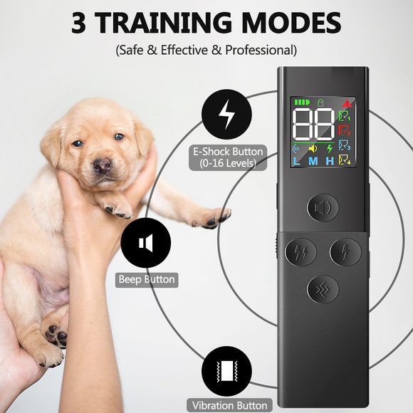 Silenciador de Ladridos con Pantalla Digital - Entrenador Ultrasónico para Perros