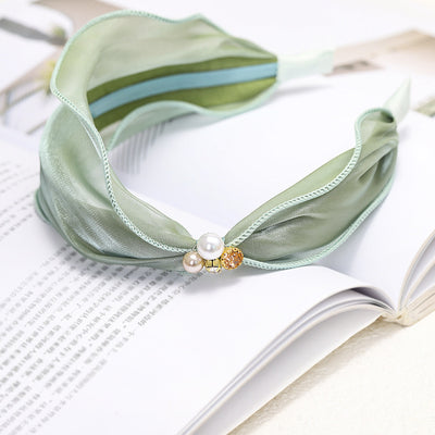 Pasador para Cabello de Satén con Brillantes y Perlas - Image 11