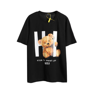 Camiseta Estampado Oso Mujer Moda Urbana Premium - Image 13
