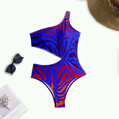 Traje de Baño Entero Estampado Serpiente con Efecto Reductor - Image 5