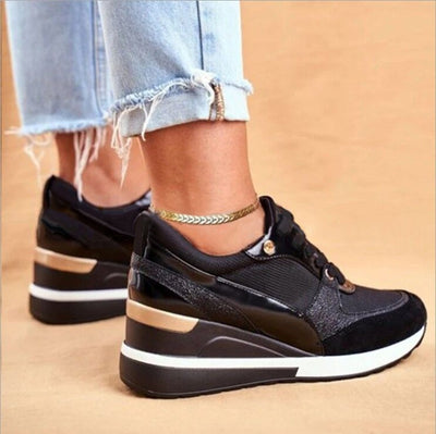 Tenis Plataforma Colorblock con Lentejuelas para Mujer - Image 12