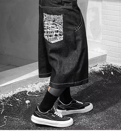 Shorts de Mezclilla Holgados para Hombre - Estilo Costa Oeste Estadounidense - Image 12