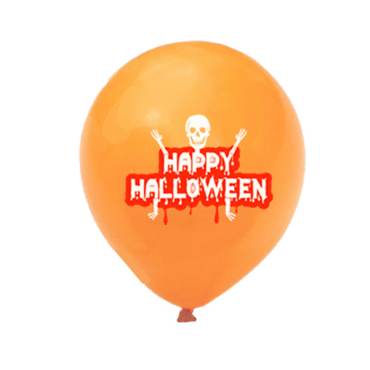 Juego de 10 Globos de Látex con Diseños de Halloween - Image 9