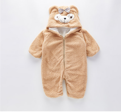 Pijama Enterizo de Terciopelo para Bebé - Comodidad Suave para el Hogar - Image 7