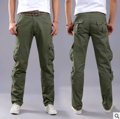 Pantalones Cargo Militares Multibolsillos para Hombre - Ropa Deportiva y Outdoor - Image 4