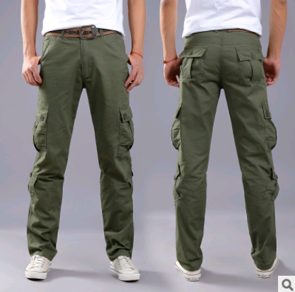 Pantalones Cargo Militares Multibolsillos para Hombre - Ropa Deportiva y Outdoor - Image 4