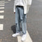 Jeans Rectos Holgados con Rotos para Hombre