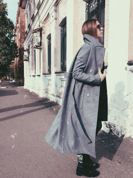 Abrigo Maxi de Cachemira Oversized - Image 6