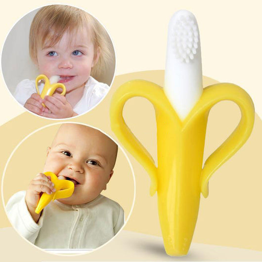 Mordedor de Silicona Banana para Bebé
