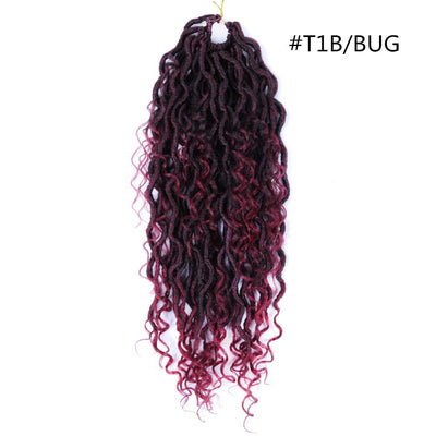 Cabello Trenzado Sucio con Fibra Sintética para Crochet - Image 4