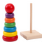 Torre Arcoíris Jenga de Madera Educativa para Niños