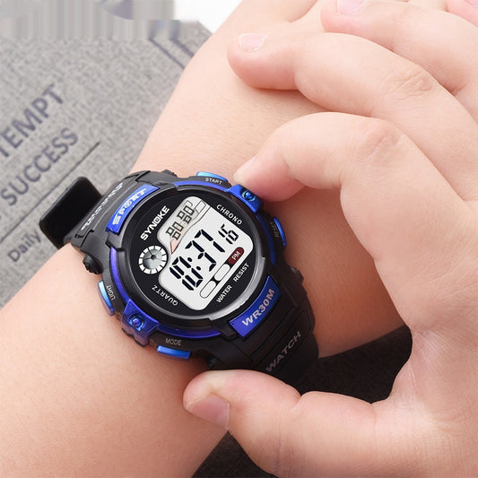 Reloj Deportivo Luminoso Resistente al Agua para Estudiantes