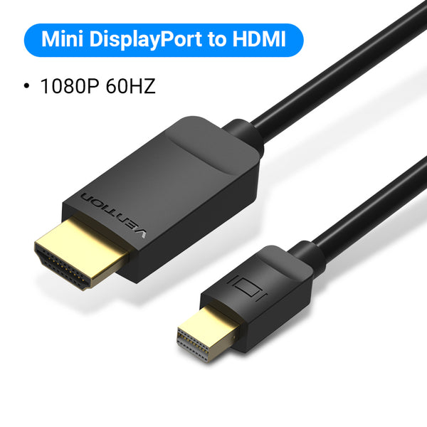 Adaptador Mini DisplayPort a HDMI - Cable de Alta Definición para Proyector y TV