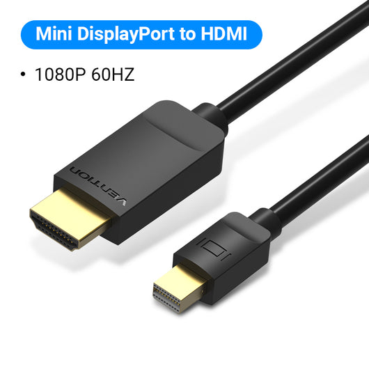 Adaptador Mini DisplayPort a HDMI - Cable de Alta Definición para Proyector y TV