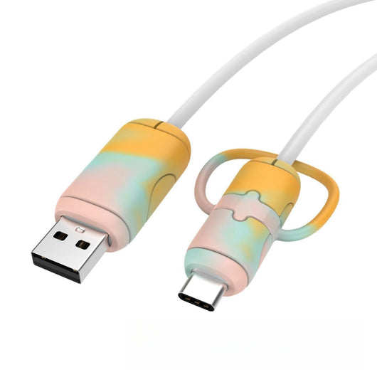 Cable de Datos Multiespecificación con Funda Protectora de Silicona y Correa de Almacenamiento - Image 9