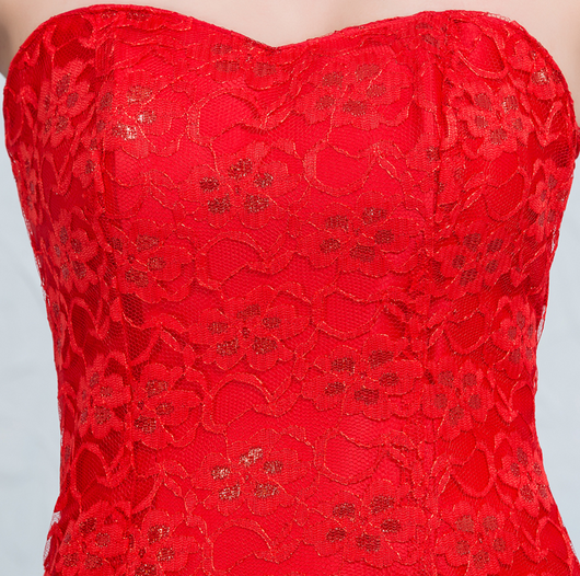 Vestido de Novia Cola Sirena con Encaje Lentejuelado en la Cintura - Image 11