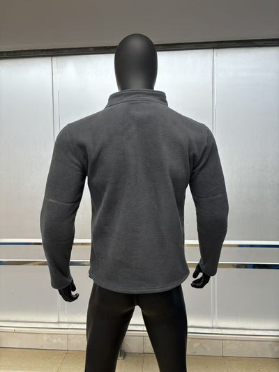 Suéter Casual de Cuello Alto con Cierre Frontal para Hombre - Otoño Invierno - Image 12