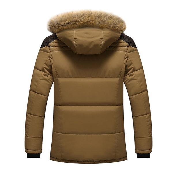 Chaqueta de Invierno para Hombre con Forro Aterciopelado - Estilo Coreano