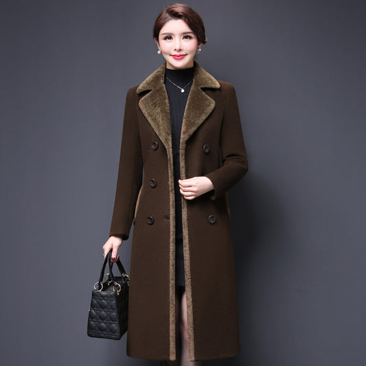Abrigo de lana para mujer elegante y sofisticado - Image 2